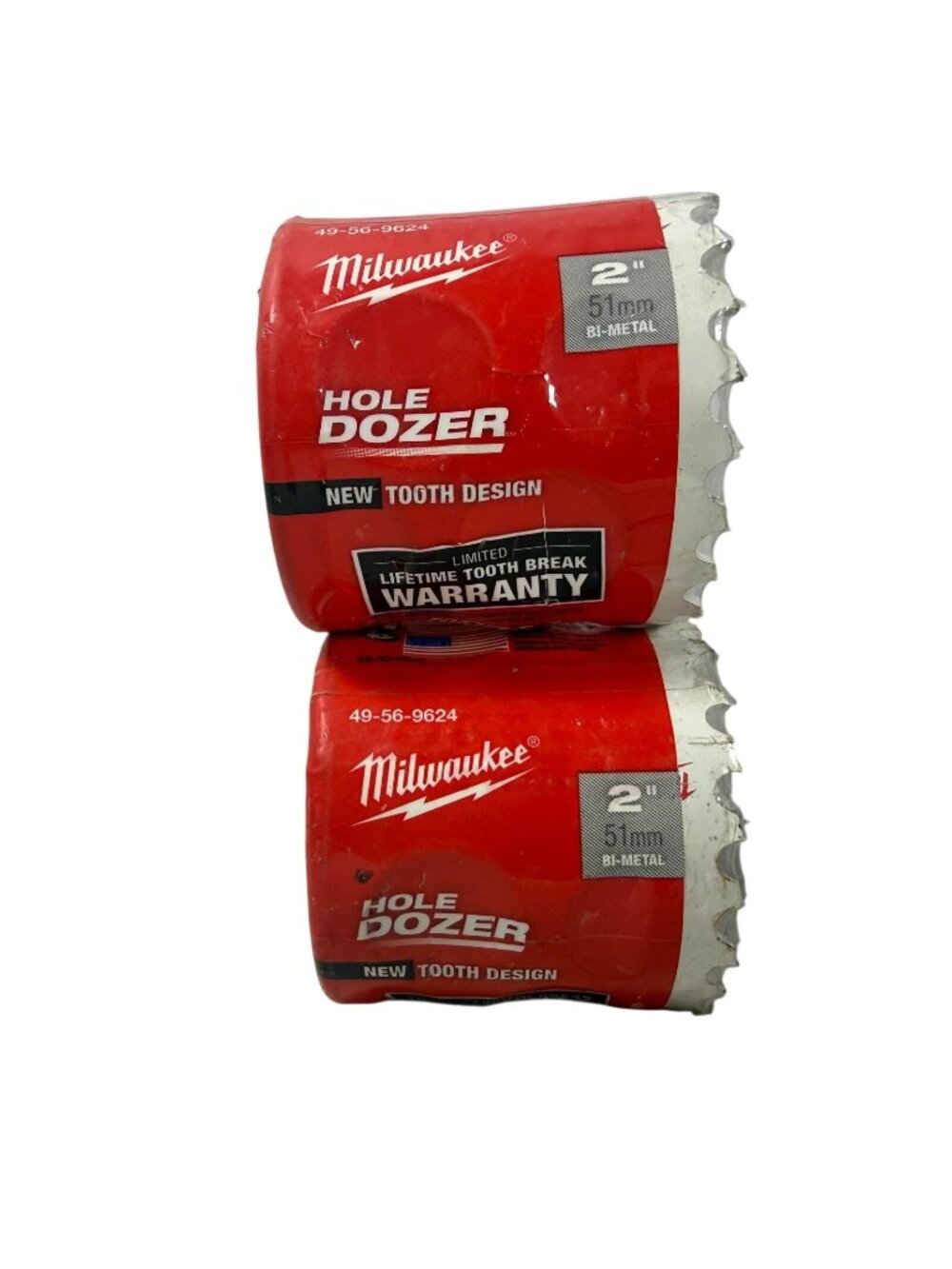Milwaukee 2 Hole Dozer Bi-Metal Hole Saw (2pack)